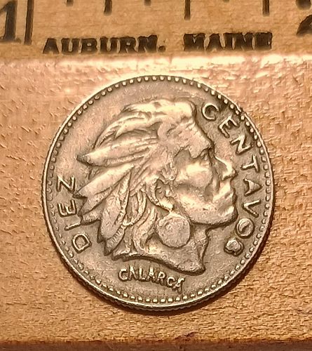 1956 Columbia 10 Centavos with Die Chip Errors!