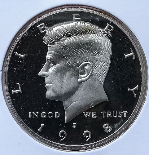 1998 S Proof Kennedy Half Dollar • Better Clad Date • DCAM GEM  *khp981