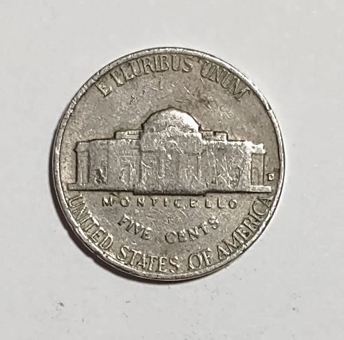 1958-D Jefferson Nickel