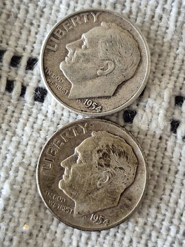 1954 P Roosevelt Dime