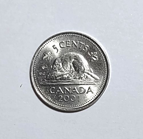 2001 P Canadian nickel