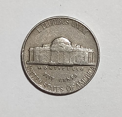 1957 P Jefferson Nickel
