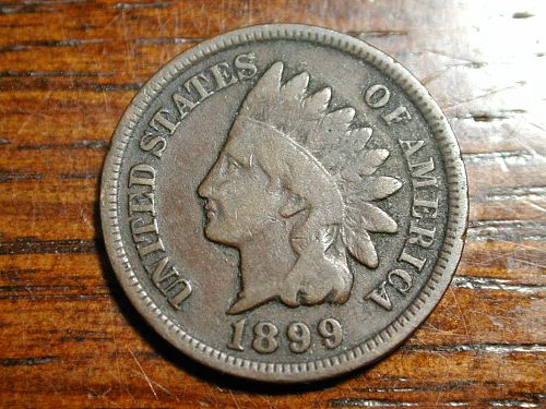 1899 Indian Head penny Cent NICE !