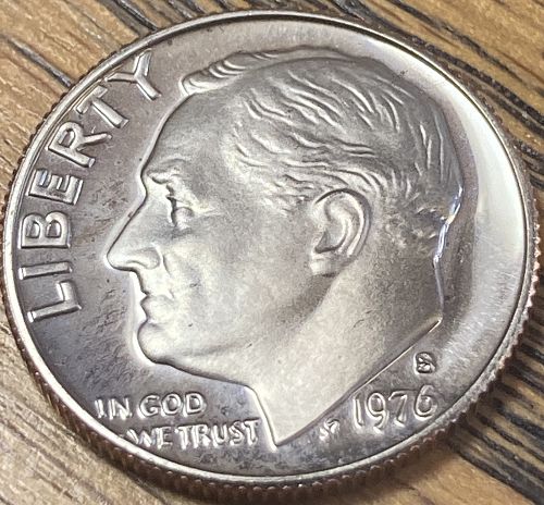 1976S PROOF Roosevelt dime