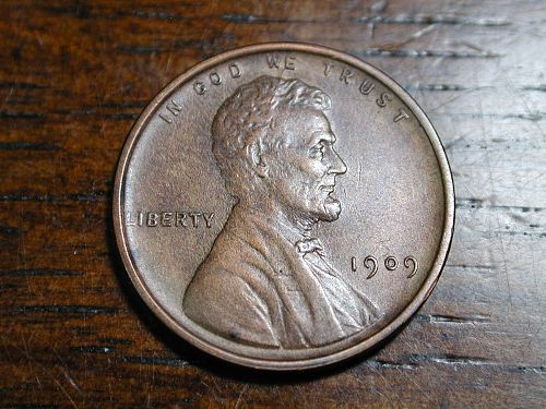 1909 Lincoln Wheat penny Cent NICE !