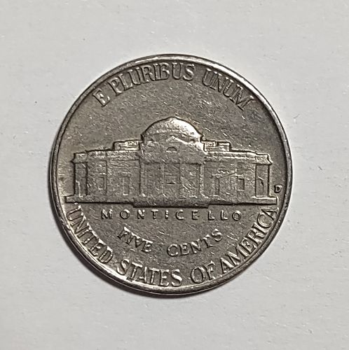 1955-D Jefferson Nickel