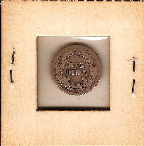 1912 Barber Dime BD012