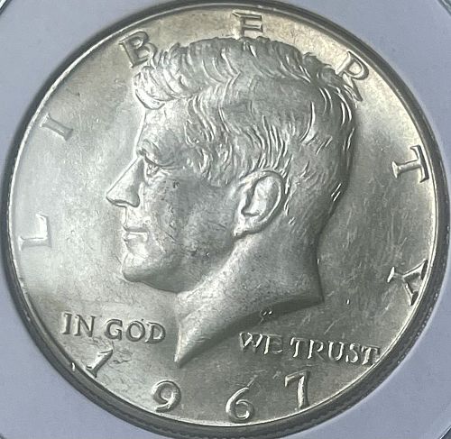 1967-P Kennedy Silver Half Dollar