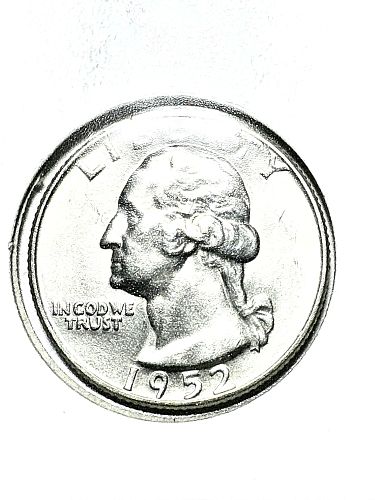 1952-P Washington Quarter BU 90% Silver