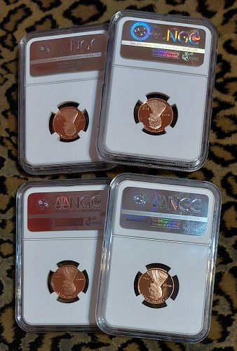✰ 2016-S Lincoln Proof 1c Cent From Silver Set NGC PR69RD ULTRA CAMEO 4 Coin Lot ✰