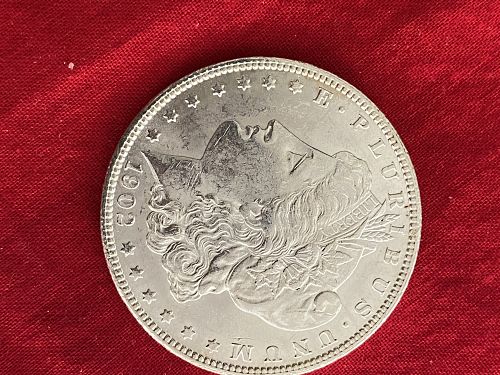 1902-0-Morgan Silver Dollar