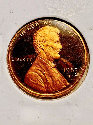 1983-S Lincoln Memorial Cent BU Proof Low Mintage