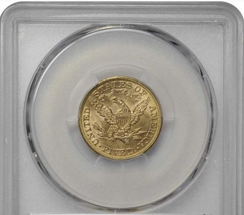 1893 $5 GOLD LIBERTY HEAD HALF EAGLE