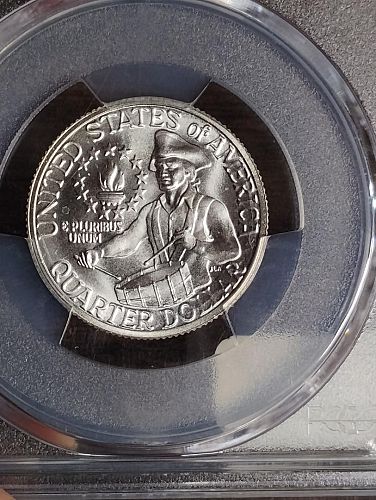 1976-S WASHINGTON QUARTER MS-68 40% SILVER PCGS THE PRESIDENTIAL SERIES HOLDER