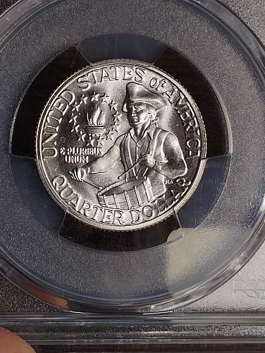 1976-S WASHINGTON QUARTER MS-68 40% SILVER PCGS THE PRESIDENTIAL SERIES HOLDER