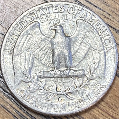1963D Washington quarter in EXTREMELY FINE condition