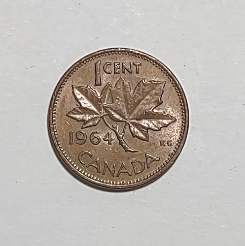 1964 Canadian Penny