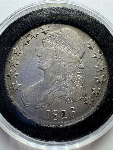 USA Capped Bust Half Dollar 1826