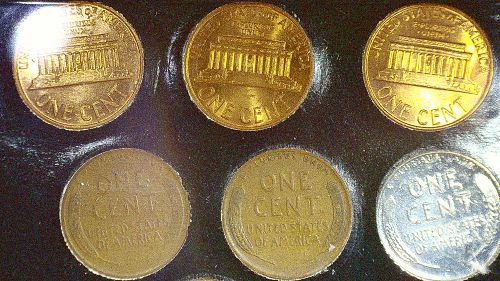 9 Decades of Lincoln Pennies (1919-1997D) - Morgan Mint