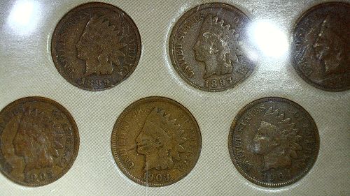 Two Centuries of Indian Head Cents 10 Coins
