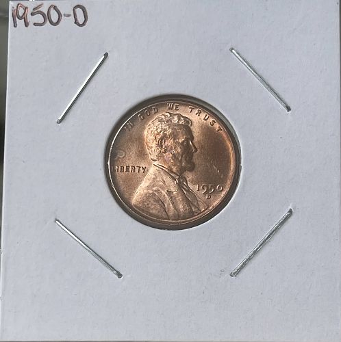 1950-D Lincoln Wheat Cent