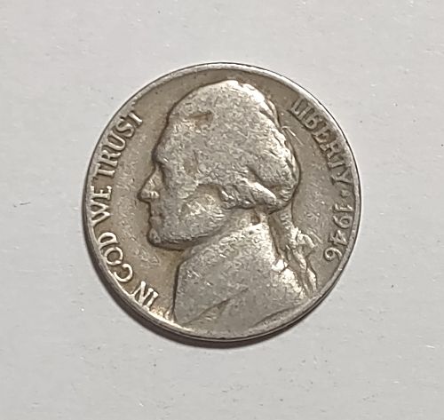 1946 P Jefferson Nickel
