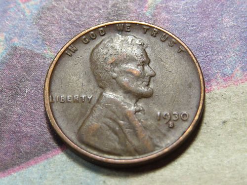 1930-S  LINCOLN WHEAT CENT - (GREAT DEPRESSION ERA) LOT J315