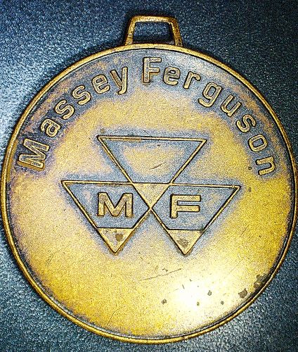 MASSEY FERGUSON 1847-1972 OUR ONE HUNDRED AND TWENTY-FIFTH YEAR MEDALLION