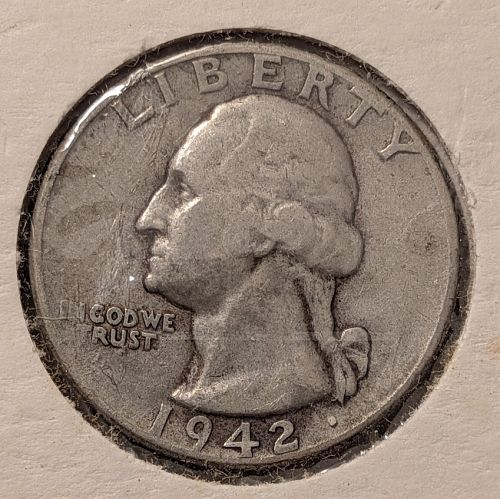 1942 Washington Quarter