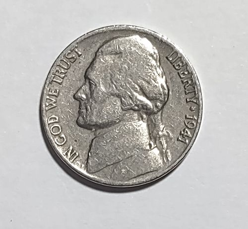1941 P Jefferson Nickel