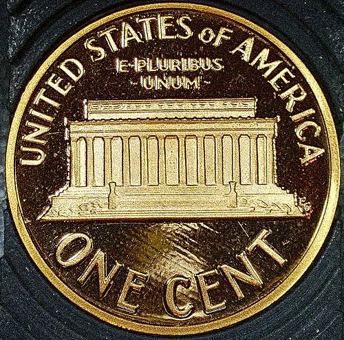 1998 S Lincoln Memorial Cent Proof DCAM