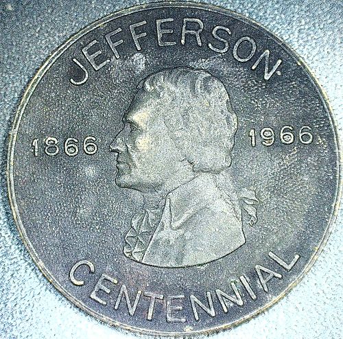 Vintage Centennial 1866-1966 Codorus, PA Jefferson Borough Medallion Token 32mm
