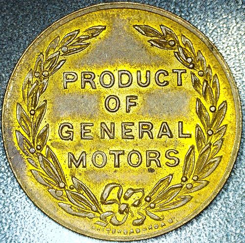 1953 - 1956 Token - Pontiac "Chief of the Sixes" General Motors
