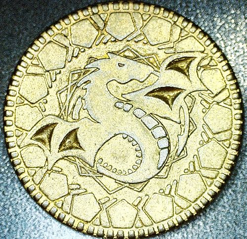 Fantasy Dungeons and Dragons Medal Token