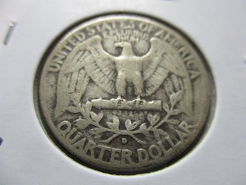 1952-D  Washington Quarter.  Item: 25 W52D-17.