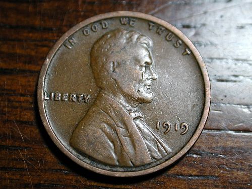 1919 Lincoln Wheat penny cent NICE !