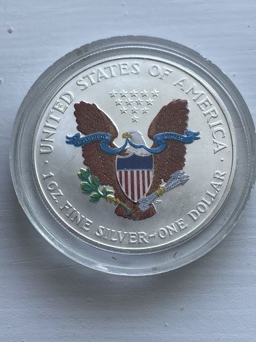 2000 PAINTED SILVER EAGLE