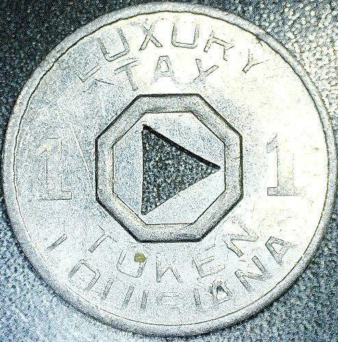 Vintage Louisiana Luxury State Sales Tax Token Coin 1 Mil