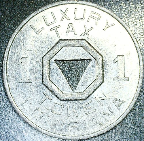 Vintage Louisiana Luxury State Sales Tax Token Coin 1 Mil