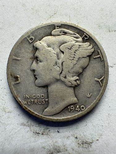 1940 D Mercury Dime