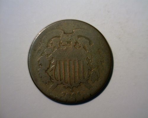1864  TWO CENT PIECE   NICE LOOKING COIN!!!!