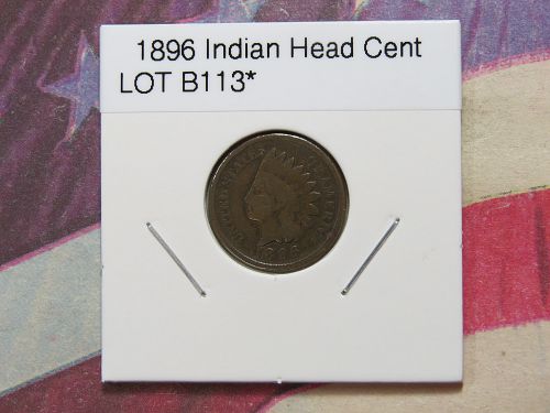 1896 INDIAN HEAD CENT ~ (Check Out Shipping Deal) ~  LOT B113*