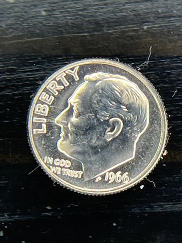 1965-P & 1966-P & 1967-P - Three Roosevelt Dimes