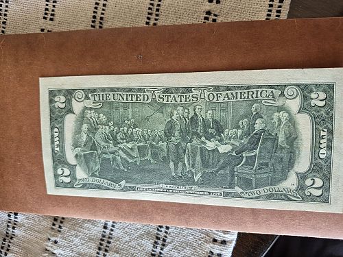 1976 Series Two Dollar Bill