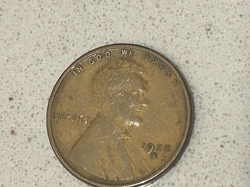 1928 S Circulated Lincoln Cent exactly as shown