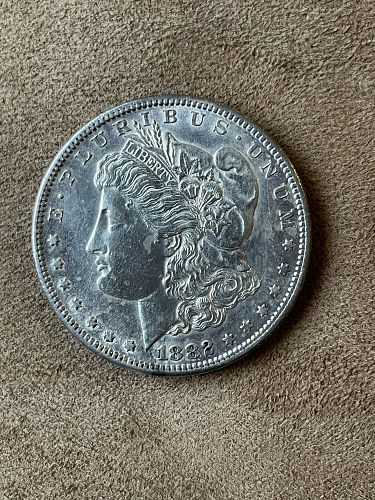 1882S MORGAN SILVER DOLLAR