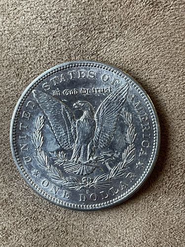 1882S MORGAN SILVER DOLLAR