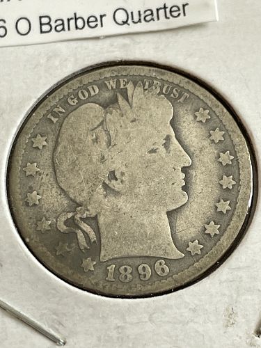 1896O BARBER QUARTER