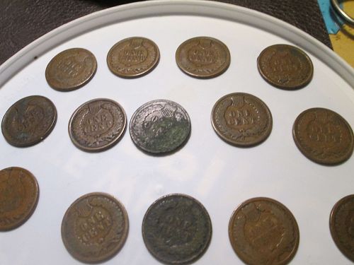 1868 Indian Head  Cent + Lot of Indian Heads Cents