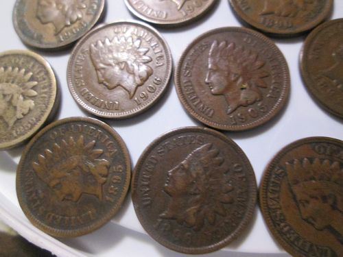 1868 Indian Head  Cent + Lot of Indian Heads Cents